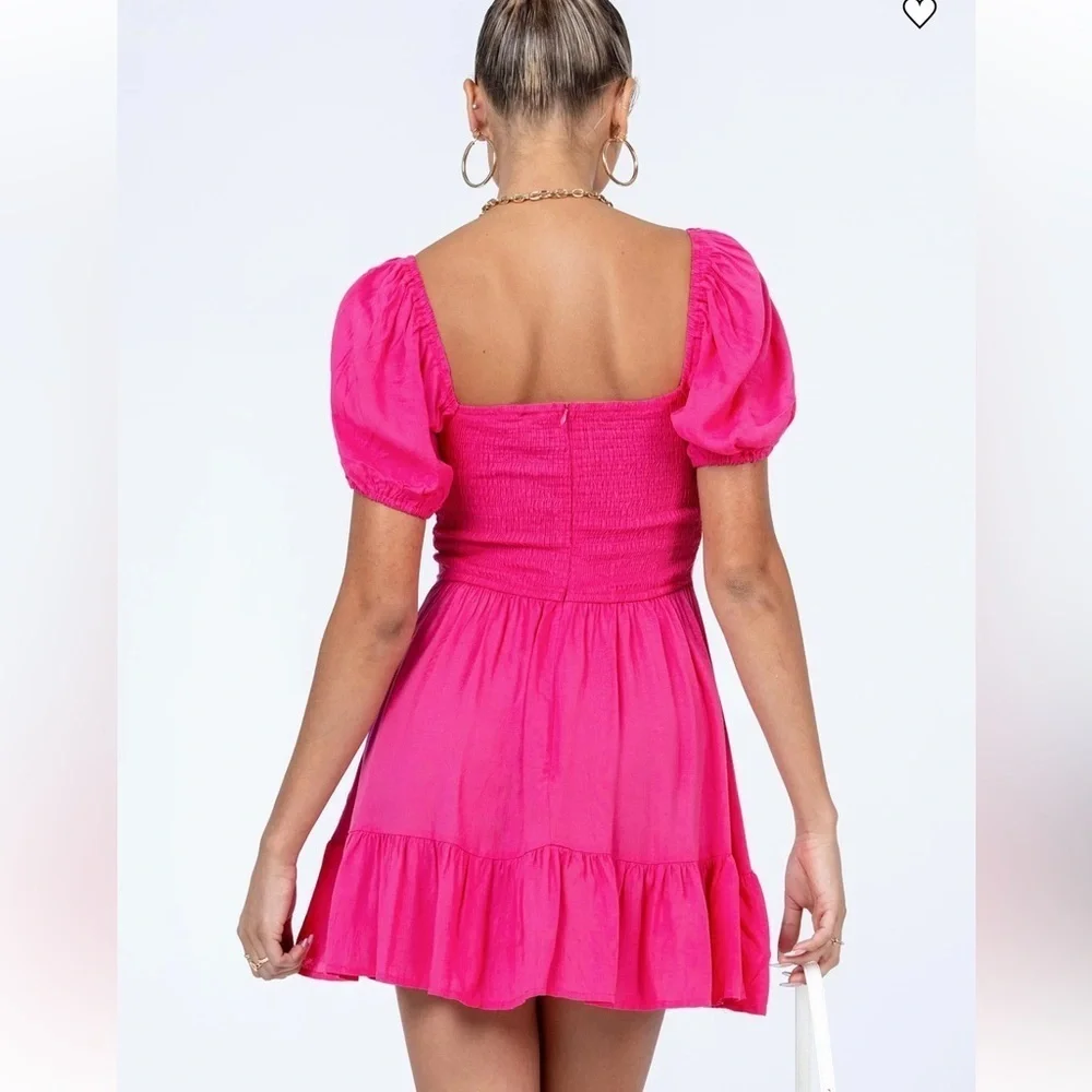Princess Polly Someday Soon Mini Dress Pink size 6